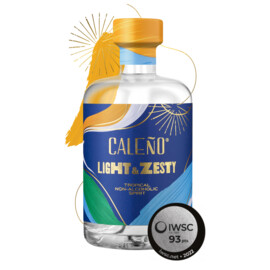 Caleno Light and Zesty, non-alcoholic Tropical Gin, 0,5L